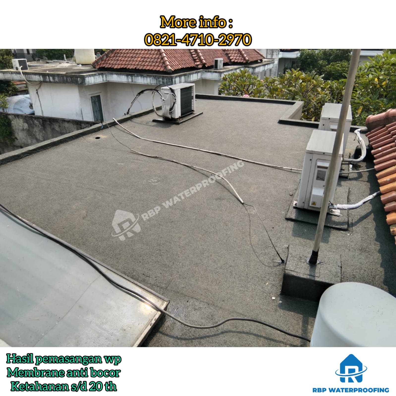 Jasa pasang waterproofing membrane di Sanur